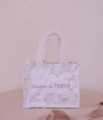 [Maison de FLEUR] 핑크매니아 프릴 토트백