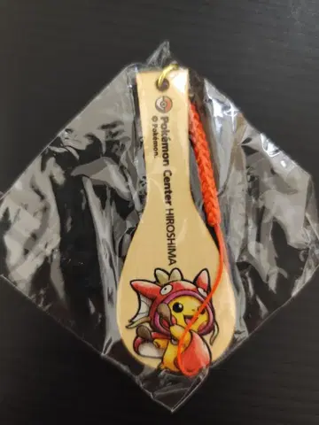 미사용 포켓몬 센터 히로시마 주걱 스트랩 피카츄 코이킹