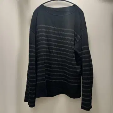 뷰티풀 피플 7부 소매 티셔츠 블랙 스트라이프