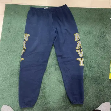 US NAVY 미군 스웨트 팬츠 USA제 L 사이즈 SOFFE 네이비