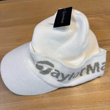 TaylorMade UN922 화이트 니트 모자 프리 사이즈