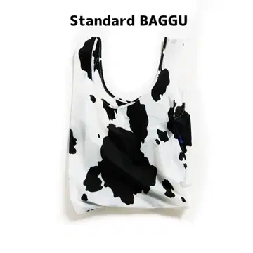 [새상품] BAGGU 스탠다드 에코백/cow/소 패턴