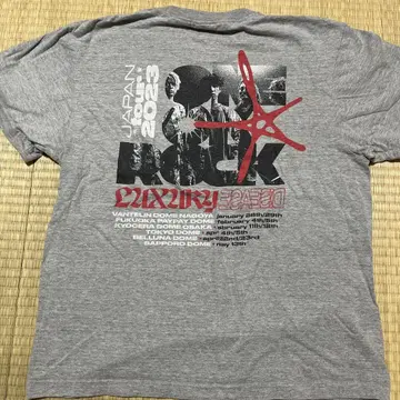 ONE OK ROCK 2023 그레이 티셔츠 L 사이즈