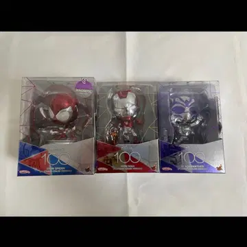 코스베이비100 마블 아이언 스파이더 아이언맨 블랙팬서