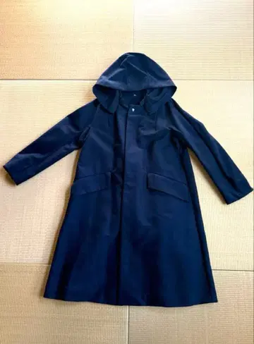 45R 롱 코트 네이비