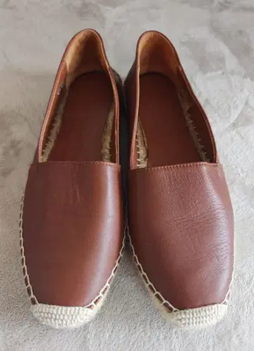 새상품급 DALSON(달손) 에스파드리유 가죽 슬립온 38