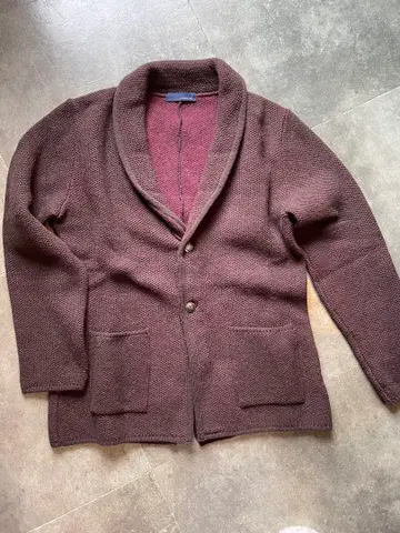 라르디니 브라운 가디건 니트 자켓