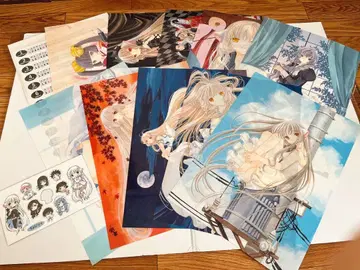 CLAMP [ 초비츠 2002년 달력 ] 클리어 포스터 세트