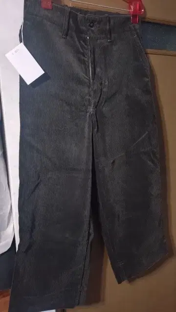 TUKI 코듀로이 와이드 팬츠 2 블랙