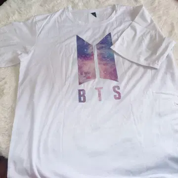BTS 우주 패턴 T셔츠 95 V