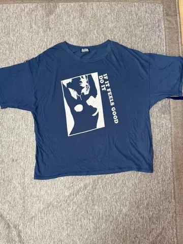 HYSTERIC GLAMOUR 크롭 T셔츠 네이비