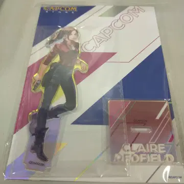 캡콤 스토어 바이오하자드 홀로그램 아크릴 스탠드 클레어 미타 치세