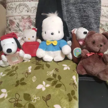 스누피 헬로키티 곰 봉제 인형 세트
