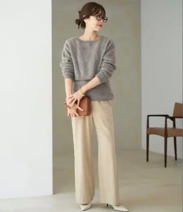 Plage Light Fur 쇼트 가디건