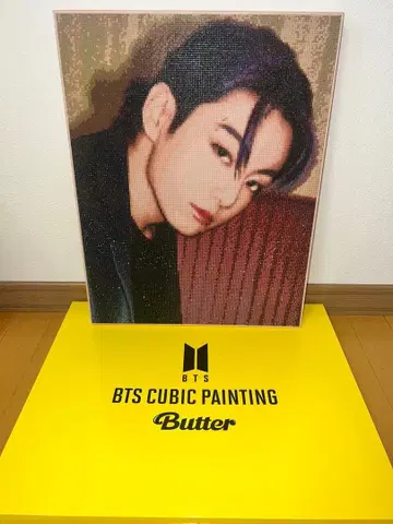 BTS 큐빅 페인팅 완성품 정국 Butter Ver