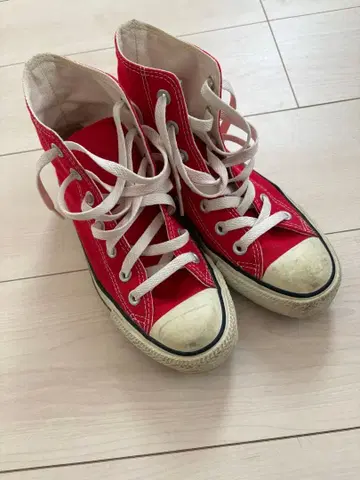 컨버스 올스타 레드 하이컷 컨버스 22.5cm
