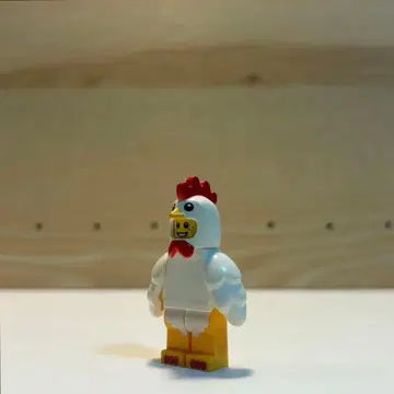 레고 미니 피규어 시리즈 9 닭 남자 치킨 인형옷을 입은 남자 정품