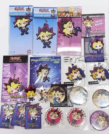 유희왕 무토 유우기 캔뱃지 스트랩 표 유우기