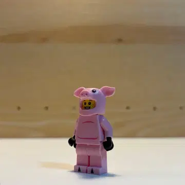 레고 미니 피규어 시리즈 12 돼지 인형옷을 입은 남자 피규어