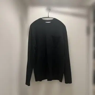 SAGE 417 EDIFICE 블랙 긴팔 티셔츠