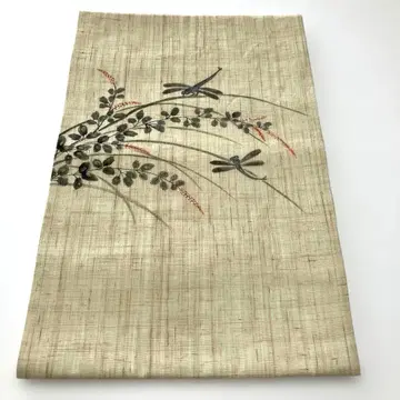 여름 오비 잠자리와 풀꽃 자수 여름 나고야 오비