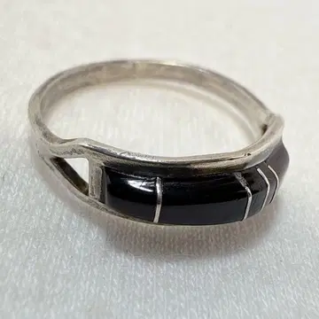 주니족 S.LONJOSE 블랙 오닉스 반지 14호