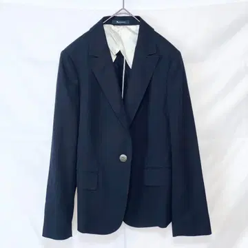 [ 새상품급 ] 아쿠아 스큐텀 테일러드 자켓 네이비 M 사이즈 일본제
