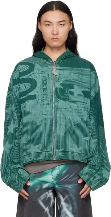 25AW Gerrit Jacob 후디드 데님 재킷