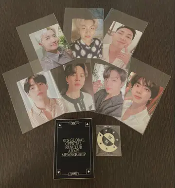 BTS 팬클럽 키트 카드놀이 트레이딩 카드 전원