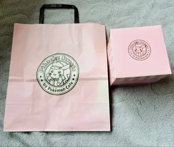 피카츄 스위츠 by 포켓몬 카페 쇼핑백 + 케이크 상자 종이 봉투
