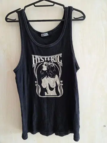 HYSTERIC GLAMOUR 블랙 탱크탑 F