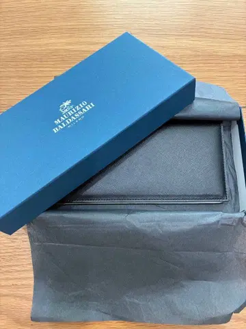 [ 새상품 미사용 ] MAURIZIO BALDANZARI 블랙 장지갑