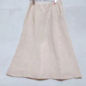 시빌라 플레어 롱 스커트 베이지 L 일본제 A라인