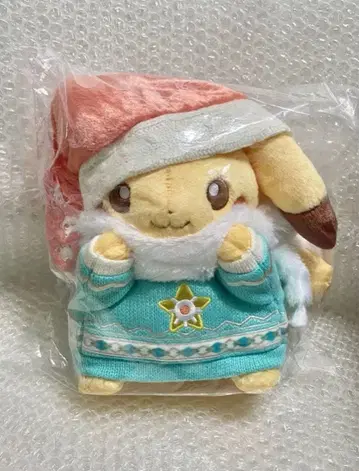 포켓몬 크리스마스 봉제 인형 피카츄 Heartwarming