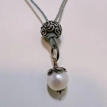 PANDORA 판도라 ALE S925 펄 끈 목걸이