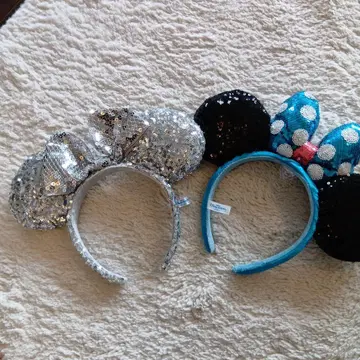 미키 미니 귀 머리띠 세트