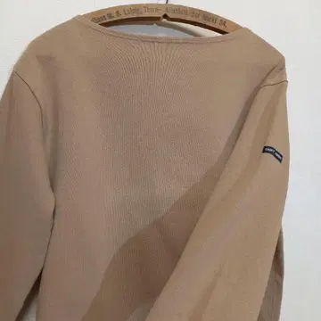 프랑스제 세인트 제임스 HAMAC 카페오레 웨쌍 바스크 셔츠 무지