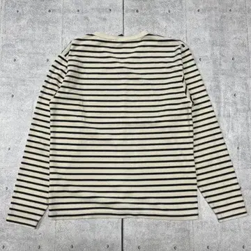 컨디션 최상 HANG TEN 벨로아 티셔츠 보더 벨벳 한텐