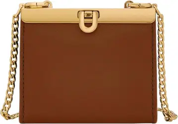 Fossil 여성용 PENROSE 스무스 카우하이드 가죽 스몰 지갑