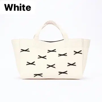 새상품 신상 gypsohila 지프소피아 classbag 리본백 화이트