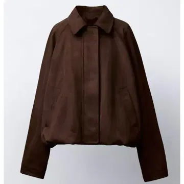 페이크 스웨이드 봄버 자켓 zara