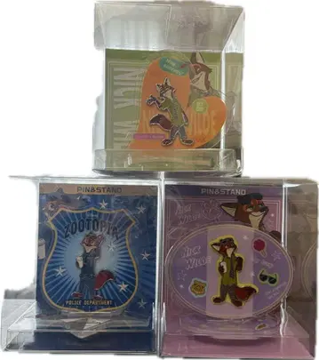 장식용 핀즈 [주토피아 닉] (A B C) 3종 세트