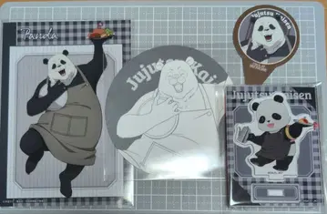 주술회전 x 중외카페 미니 캐릭터 아크릴 스탠드 팬더