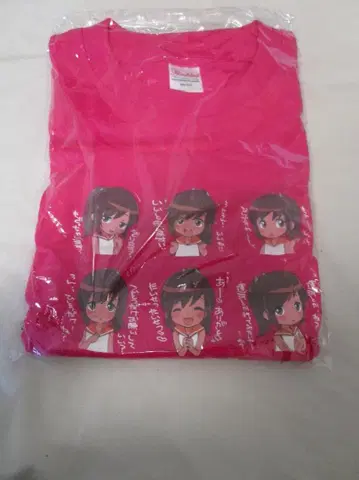 이401 T셔츠 L사이즈 핑크 (후지사키 히카리)