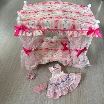 리카짱 꿈꾸는 침대 에이프런 세트