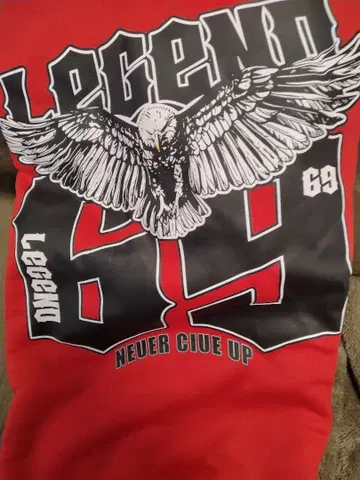LEGEND 69 후드티 레드
