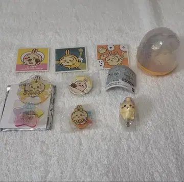 치이카와 (먼작귀) 토끼 씰 아크릴 스탠드 마스코트 캔뱃지