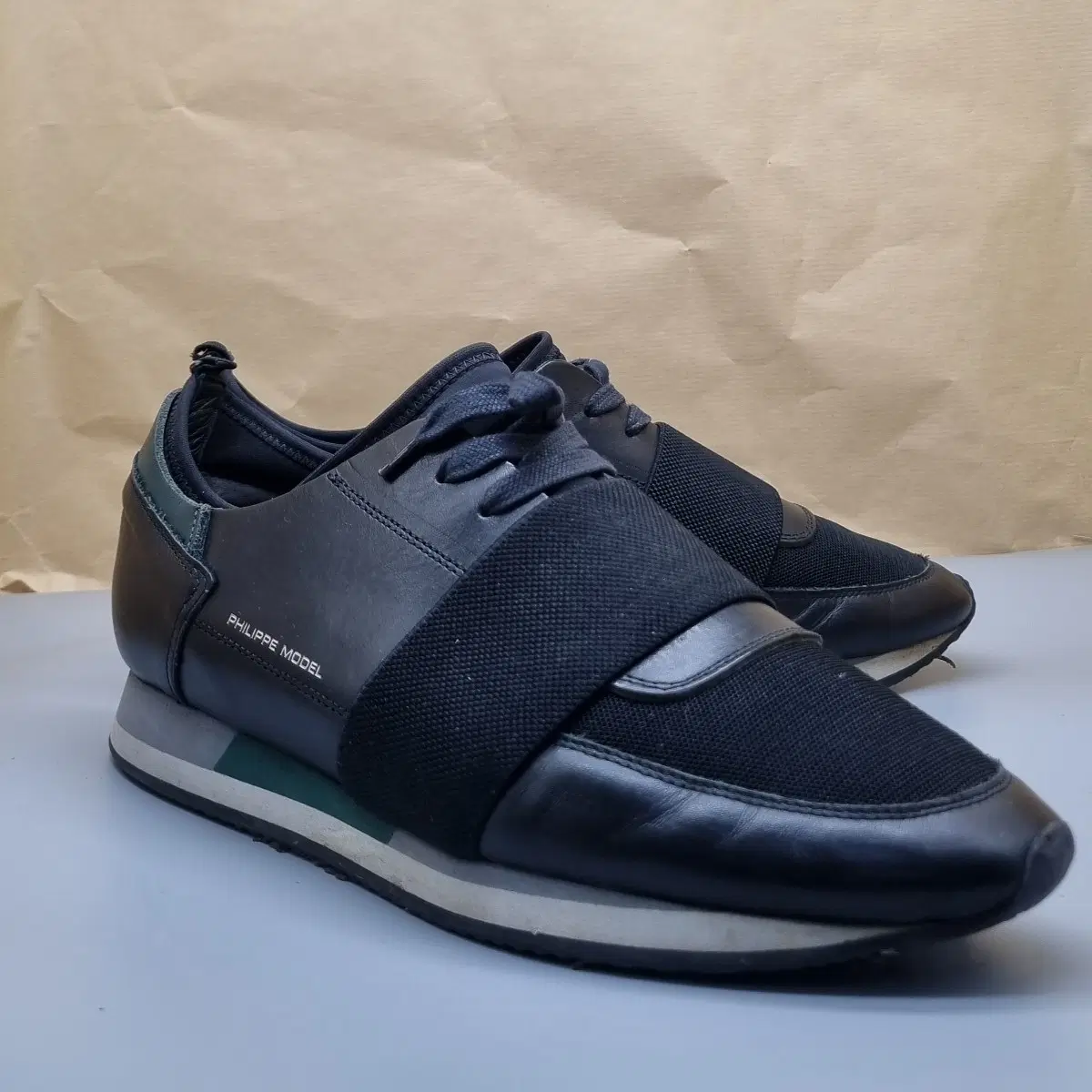 フィリップモデルメンズレザースニーカー 42 270