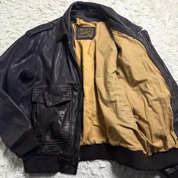 레드스킨스 A-2 가죽 자켓 천연 가죽 양가죽 플라이트 자켓 L