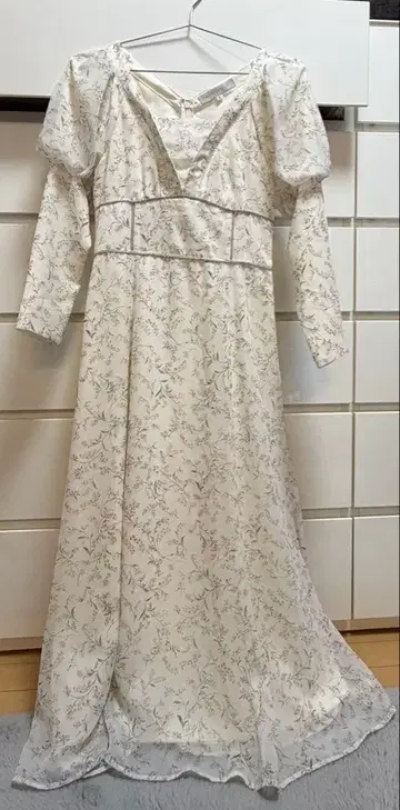 MERCURYDUO 코르셋 파이핑 플라워 원피스